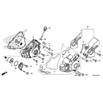 LEFT CRANKCASE COVER