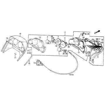 SPEEDOMETER + TACHOMETER