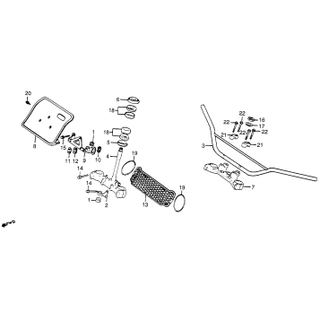 HANDLEBAR + TOP BRIDGE 81