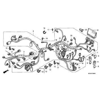 WIRE HARNESS (ST1300)