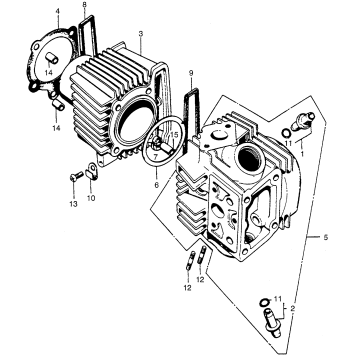 CYLINDER + CYLINDER HEAD