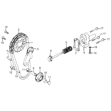 CAM CHAIN + TENSIONER