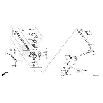 FRONT BRAKE MASTER       CYLINDER (1)