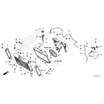 RADIATOR@RESERVE TANK