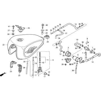 1100C/C2FUEL TANK 95-97