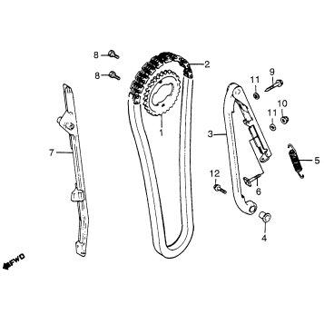 CAM CHAIN + TENSIONER