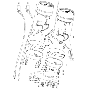 SPEEDOMETER + TACHOMETER K2