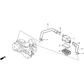 VT1100C SUB AIR CLEANER 97