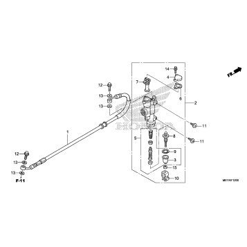 REAR BRAKE MASTER CYLINDER