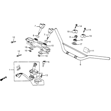 HANDLEBAR + TOP BRIDGE