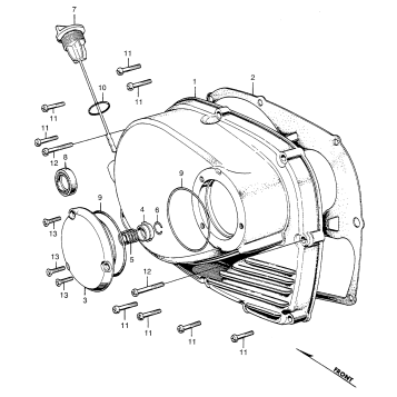 RIGHT CRANKCASE COVER