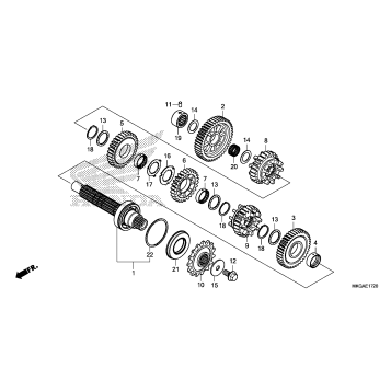 TRANSMISSION             (COUNTERSHAFT)