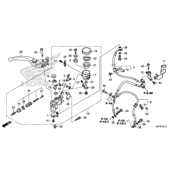 FRONT BRAKE MASTER       CYLINDER (2)