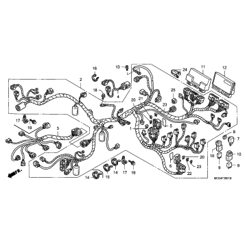 WIRE HARNESS (ST1300A)