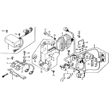 ELECTRIC PLATE + C.D.I. UNIT 81-82