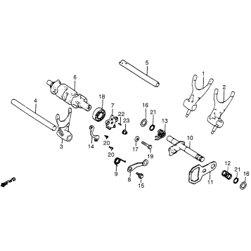 SHIFT DRUM + SHIFT FORK