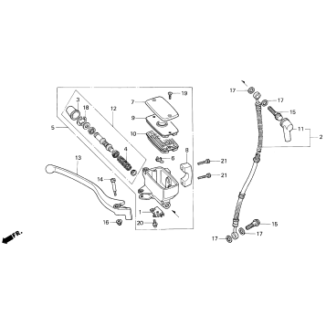 FRONT BRAKE MASTER CYLINDER