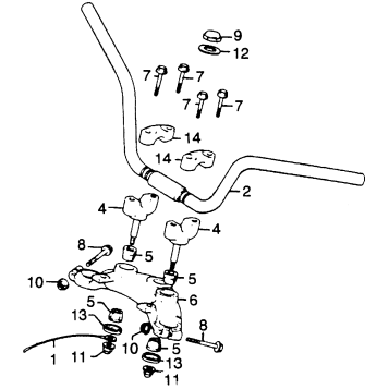 HANDLEBAR + TOP BRIDGE
