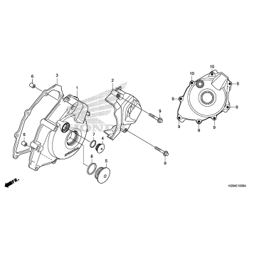LEFT CRANKCASE COVER