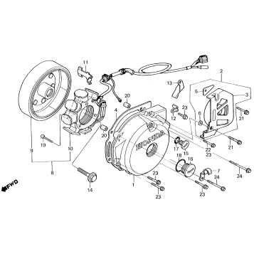 LEFT CRANKCASE COVER