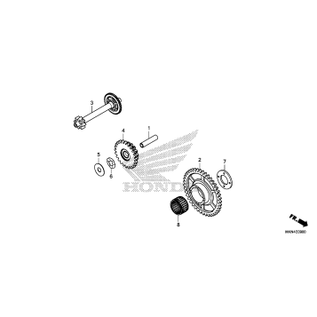 STARTING DRIVEN GEAR