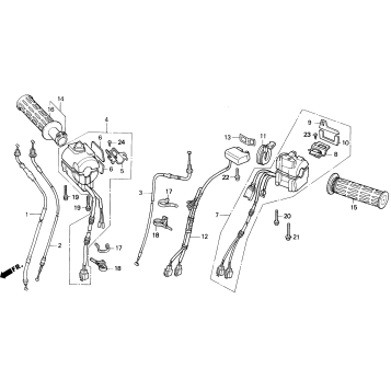 GL1500I HANDLE SWITCH