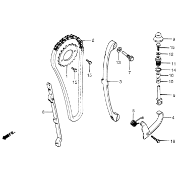 CAM CHAIN + TENSIONER