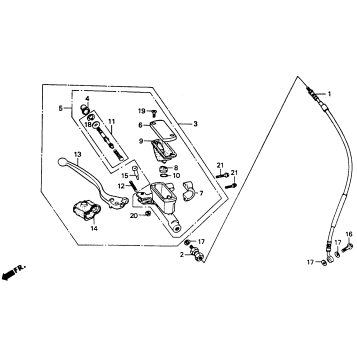 FRONT BRAKE MASTER CYLINDER