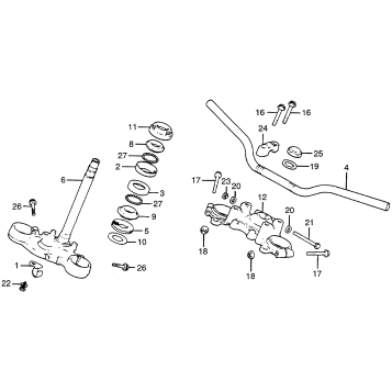 HANDLEBAR + TOP BRIDGE