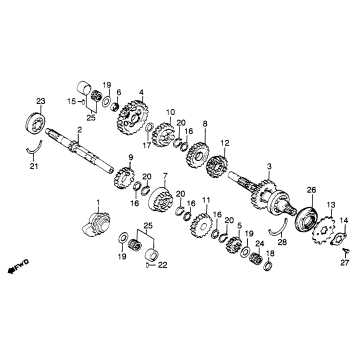 TRANSMISSION + REAR BALANCER