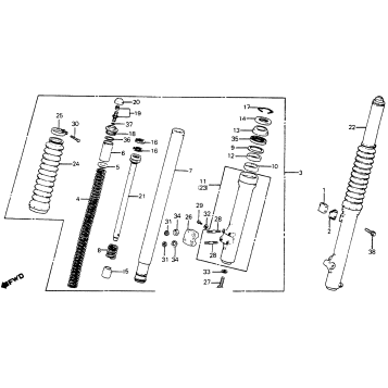FRONT SHOCK ABSORBER 81