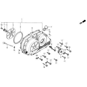 RIGHT CRANKCASE COVER