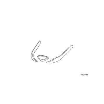 CHROME FRONT FENDER      ORNAMENT