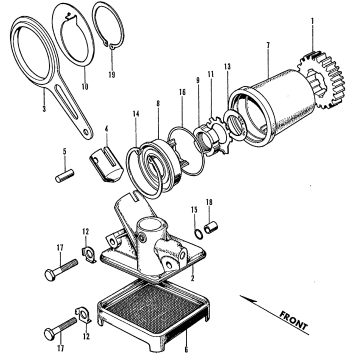 OIL PUMP + OIL FILTER