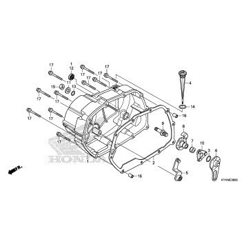 RIGHT CRANKCASE COVER