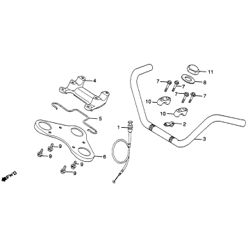 HANDLEBAR + TOP BRIDGE