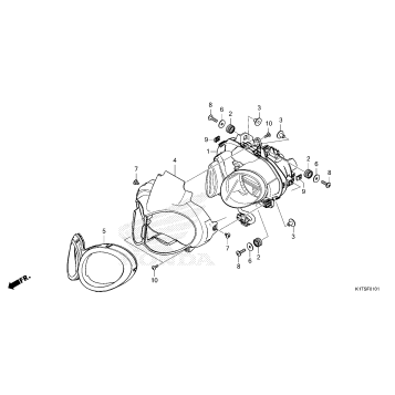 HEADLIGHT (CRF300LRA)
