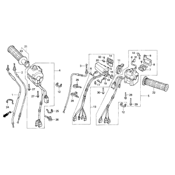 SE HANDLE SWITCH + CABLES