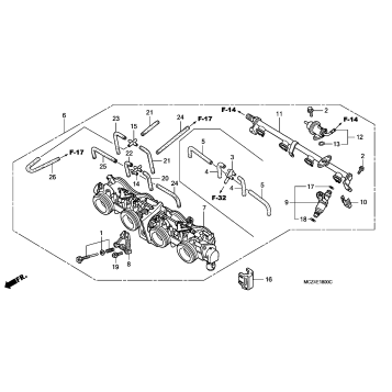 THROTTLE BODY (ASSY.)