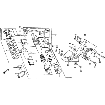 REAR SHOCK ABSORBER 83