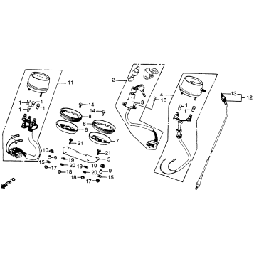 SPEEDOMETER + KEY SET 81