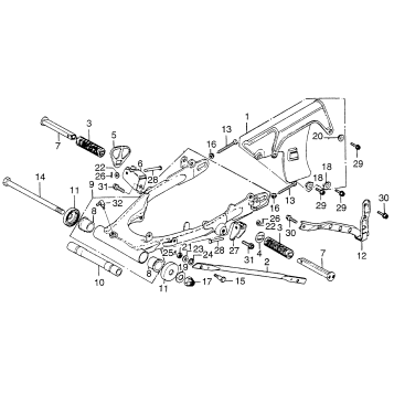 SWINGARM + CHAIN CASE