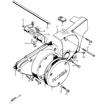 LEFT CRANKCASE COVER