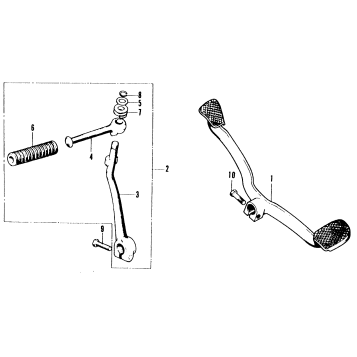 KICK STARTER + CHANGE PEDAL