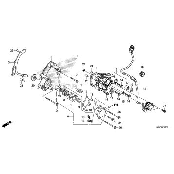 LEFT REAR CRANKCASE COVER