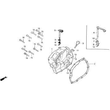 RIGHT CRANKCASE COVER