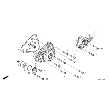 LEFT CRANKCASE COVER