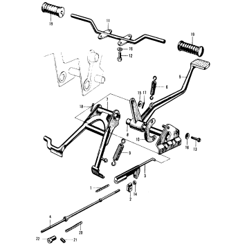 MAIN STAND + STEP BAR