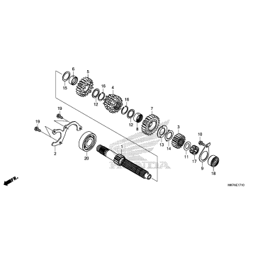 TRANSMISSION (MAINSHAFT)