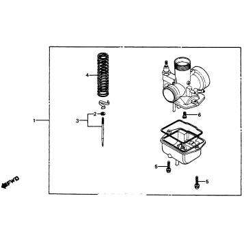 CARBURETOR (OPTIONAL PARTS KIT) 80-82